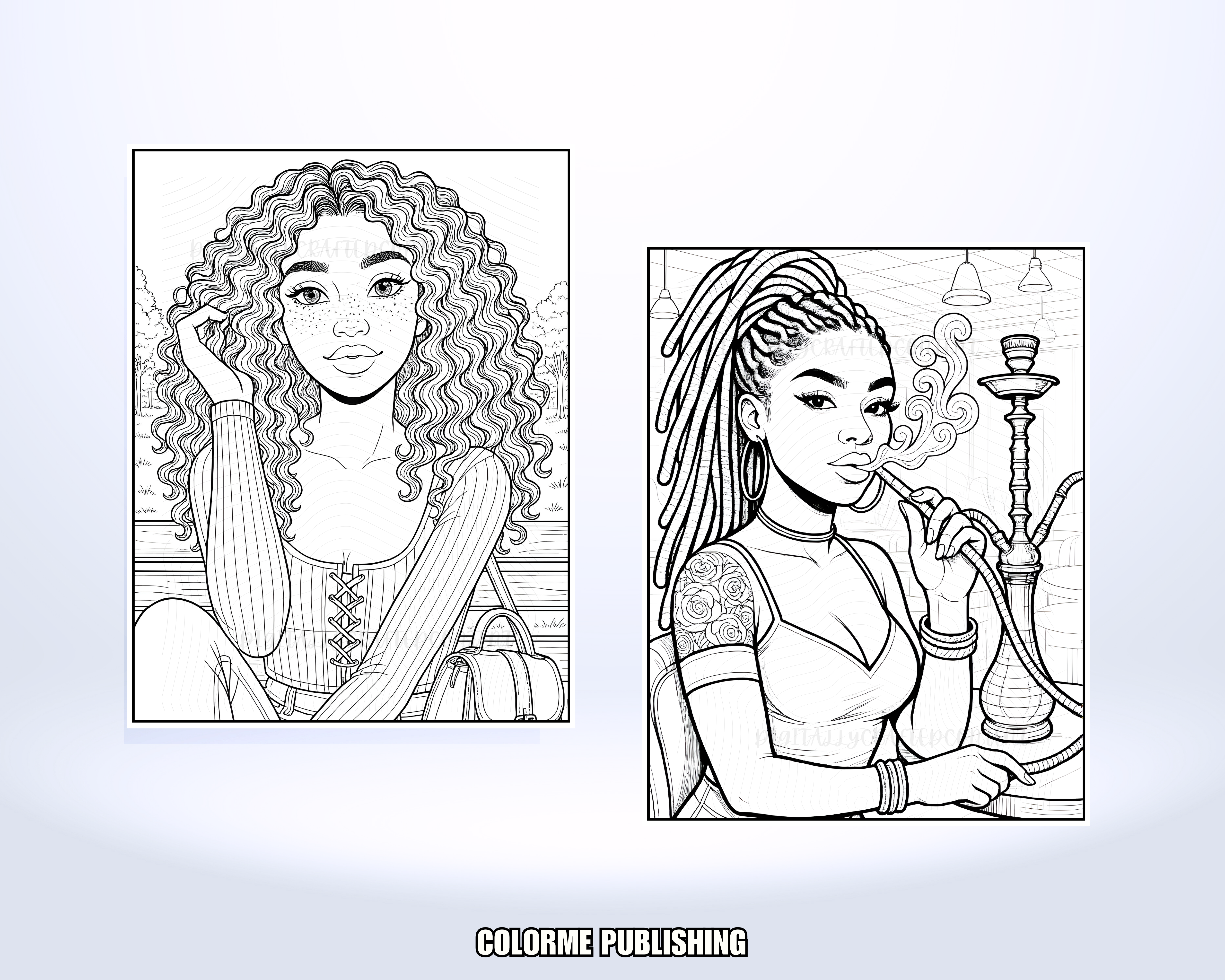 In The Life Coloring Book: 30 Coloring Pages of Black Women - Spiral Edition