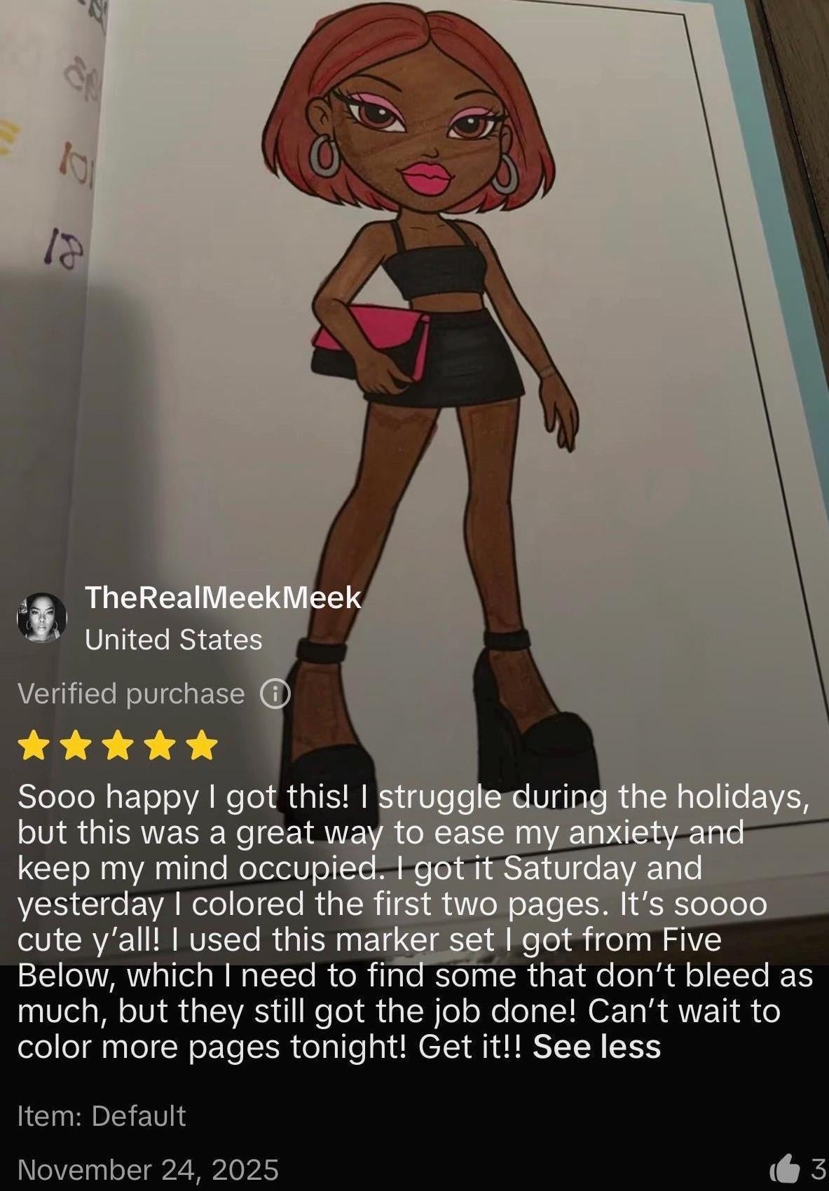 Diva Fashion Coloring Book: 30 Coloring Pages, Dolls - Physical Book