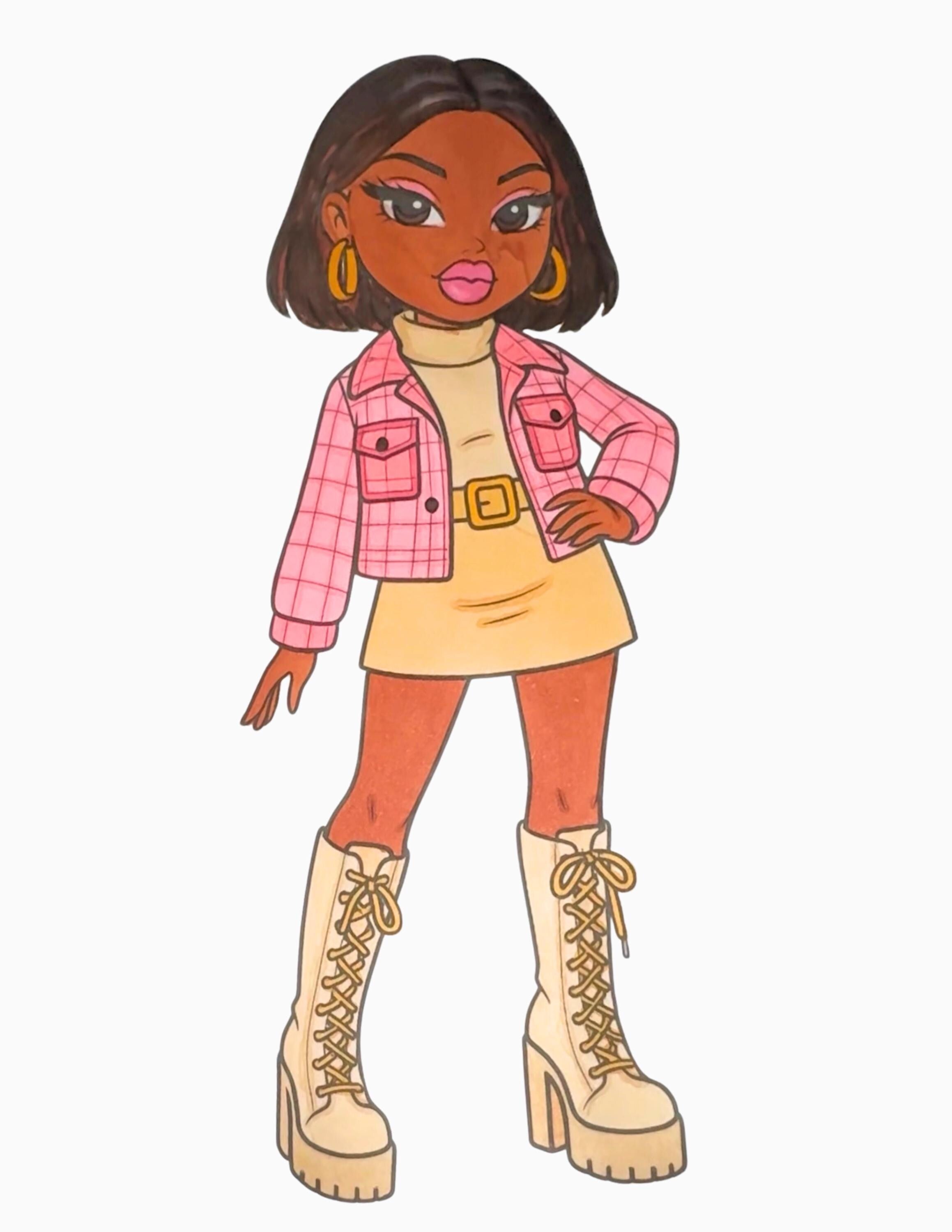 Diva Fashion Coloring Book: 30 Coloring Pages, Dolls - Physical Book